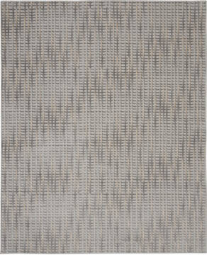 Nourison Solace Grey Rectangle 8x10 ft Polypropylene Carpet 142673