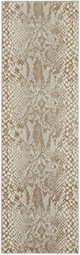 Nourison Solace Beige Runner 2'3" X 7'3" Area Rug  805-142674