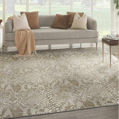 Nourison Solace Beige 80 X 100 Area Rug 805-142676 Image 3
