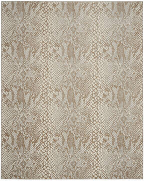 Nourison Solace Beige Rectangle 8x10 ft Polypropylene Carpet 142676