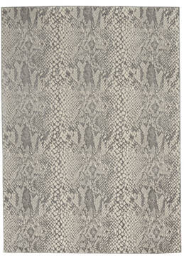 Nourison Solace Beige Rectangle 5x7 ft Polypropylene Carpet 142678