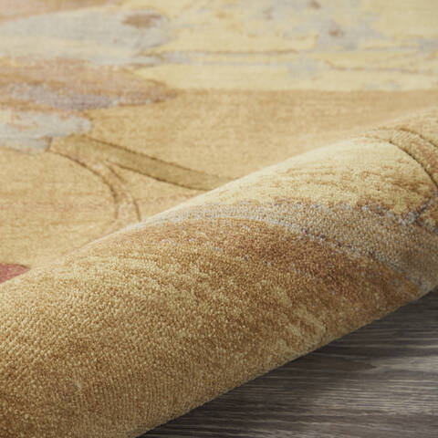 Nourison Somerset Beige Round 79 X 79 Area Rug 805-142680 Image 2
