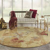 Nourison Somerset Beige Round 79 X 79 Area Rug  805-142680 Thumb 3