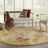 Nourison Somerset Beige Round 79 X 79 Area Rug  805-142680 Thumb 5