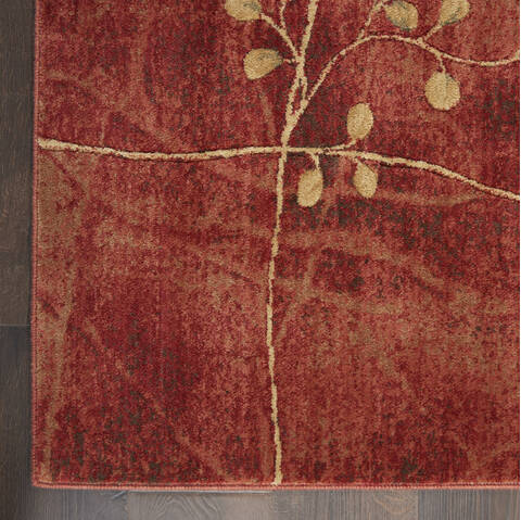 Nourison Somerset Red 67 X 97 Area Rug 805-142681 Image 1