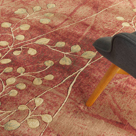Nourison Somerset Red 67 X 97 Area Rug 805-142681 Image 4