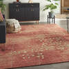 Nourison Somerset Red 67 X 97 Area Rug  805-142681 Thumb 3