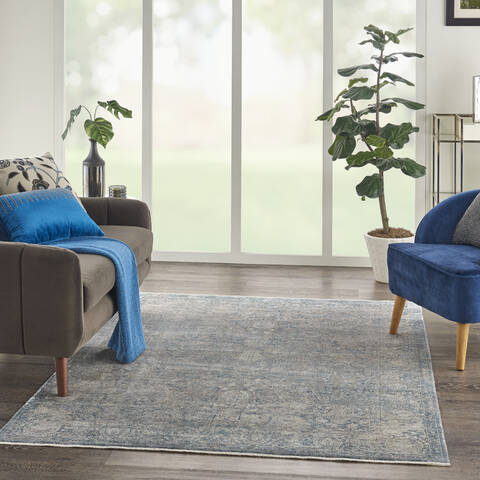 Nourison Starry Nights Blue 53 X 73 Area Rug 805-142684 Image 5