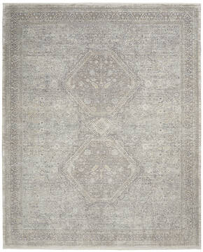 Nourison Starry Nights Grey Rectangle 8x10 ft Lucxelle Carpet 142699