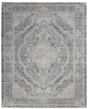 Nourison Starry Nights Grey Rectangle 8x10 ft Lucxelle Carpet 142702