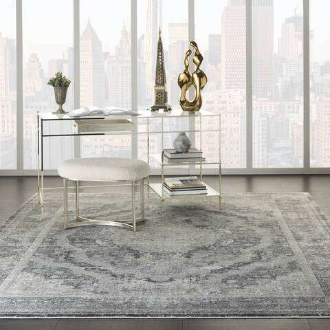 Nourison Starry Nights Grey 86 X 116 Area Rug 805-142703 Image 3
