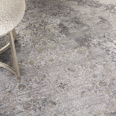 Nourison Starry Nights Grey 910 X 126 Area Rug 805-142704 Image 4