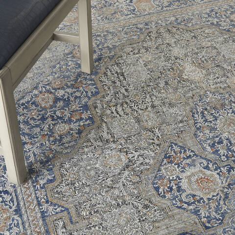 Nourison Starry Nights Blue 80 X 100 Area Rug 805-142710 Image 4