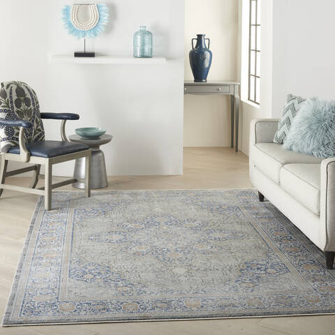 Nourison Starry Nights Blue 80 X 100 Area Rug 805-142710 Image 5