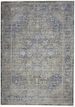 Nourison Starry Nights Blue Rectangle 8x10 ft Lucxelle Carpet 142710