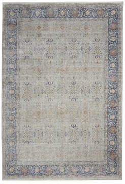 Nourison Starry Nights Grey Rectangle 8x10 ft Lucxelle Carpet 142712