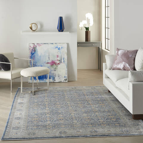 Nourison Starry Nights Blue 80 X 100 Area Rug 805-142713 Image 5