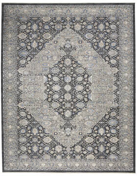 Nourison Starry Nights Grey Rectangle 8x10 ft Lucxelle Carpet 142716