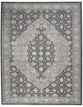 Nourison Starry Nights Grey 8'0" X 10'0" Area Rug  805-142716