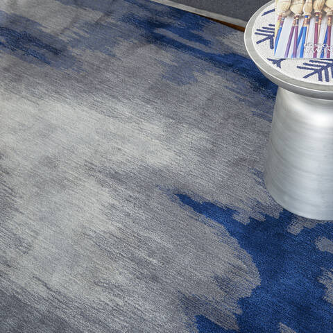 Nourison Symmetry Grey 53 X 79 Area Rug 805-142747 Image 4