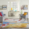 Nourison Symmetry Multicolor 79 X 99 Area Rug 805-142750 Thumb 3