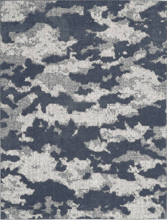 Nourison Textured Contemporary Blue 710 X 910 Area Rug 805-142756 Image 0