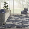 Nourison Textured Contemporary Blue 710 X 910 Area Rug 805-142756 Thumb 3