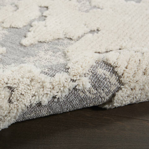 Nourison Textured Contemporary Beige 53 X 73 Area Rug 805-142765 Image 2
