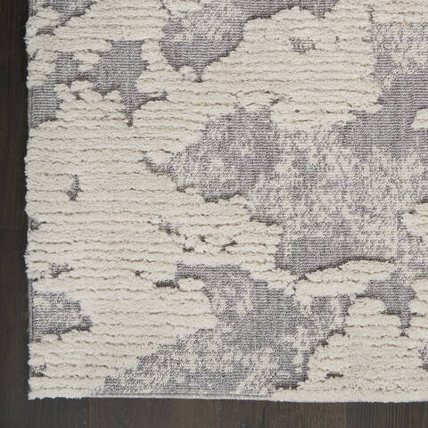 Nourison Textured Contemporary Beige 710 X 910 Area Rug 805-142766 Image 1