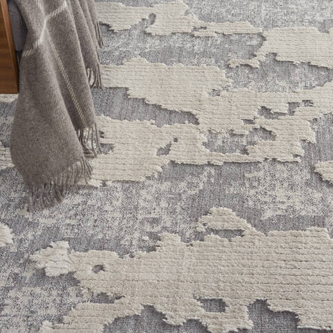 Nourison Textured Contemporary Beige 710 X 910 Area Rug 805-142766 Image 4