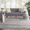 Nourison Textured Contemporary Grey 710 X 910 Area Rug 805-142771 Thumb 3