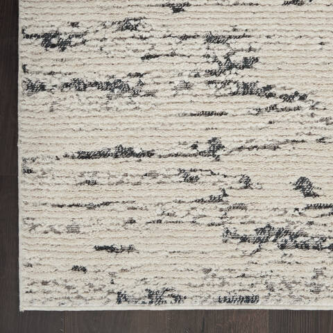 Nourison Textured Contemporary Beige 53 X 73 Area Rug 805-142780 Image 1