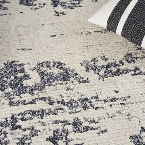 Nourison Textured Contemporary Beige 53 X 73 Area Rug 805-142780 Image 4