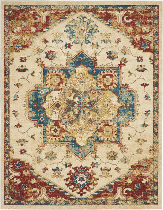 Nourison Traditional Vintage Beige 80 X 110 Area Rug 805-142786 Image 0