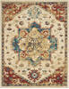 Nourison Traditional Vintage Beige 80 X 110 Area Rug  805-142786 Thumb 0