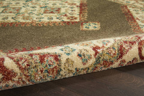 Nourison Traditional Vintage Brown Runner 22 X 76 Area Rug 805-142800 Image 2