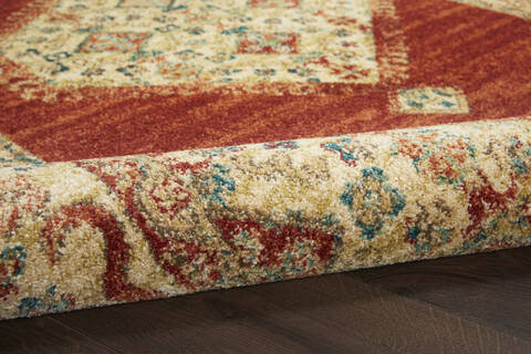 Nourison Traditional Vintage Red Runner 22 X 76 Area Rug 805-142804 Image 2