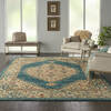 Nourison Traditional Vintage Blue 710 X 910 Area Rug  805-142810 Thumb 3