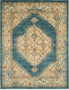 Nourison Traditional Vintage Blue 710 X 910 Area Rug  805-142810 Thumb 0