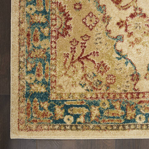 Nourison Traditional Vintage Beige 30 X 50 Area Rug 805-142813 Image 1