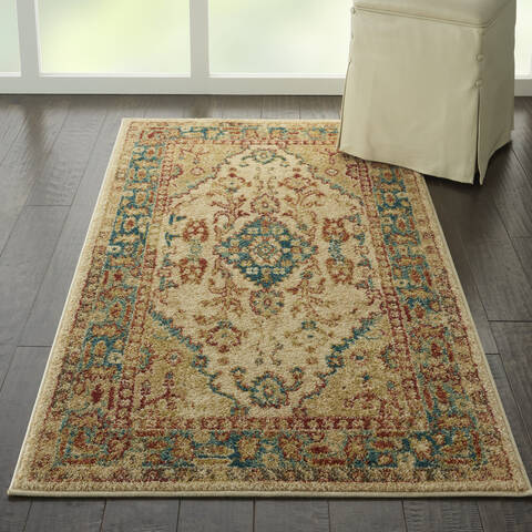 Nourison Traditional Vintage Beige 30 X 50 Area Rug 805-142813 Image 3