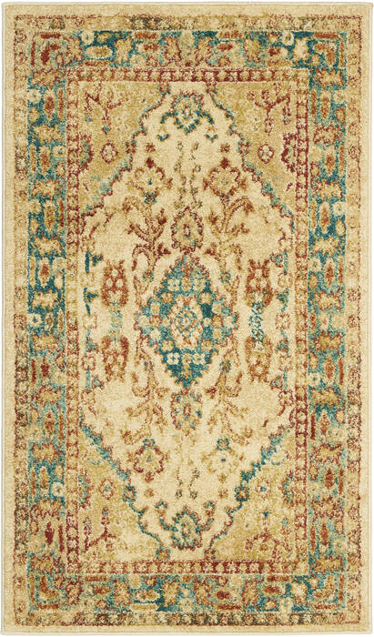 Nourison Traditional Vintage Beige 30 X 50 Area Rug 805-142813 Image 0