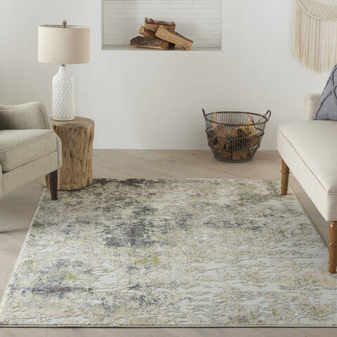 Nourison Trance Beige 53 X 73 Area Rug 805-142820 Image 3