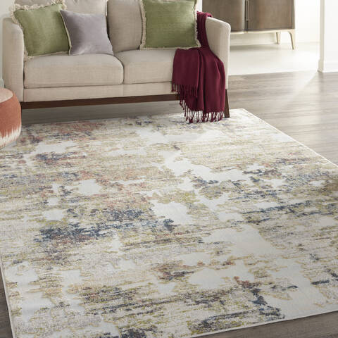 Nourison Trance Beige 66 X 96 Area Rug 805-142841 Image 3