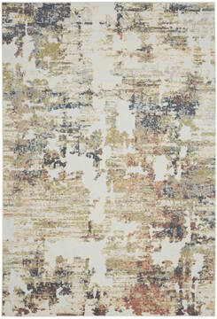 Nourison Trance Beige Rectangle 7x10 ft Polypropylene Carpet 142841
