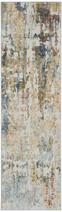 Nourison Trance Beige Runner 22 X 76 Area Rug 805-142843 Image 0