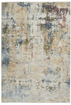 Nourison Trance Multicolor Rectangle 4x6 ft Polypropylene Carpet 142844