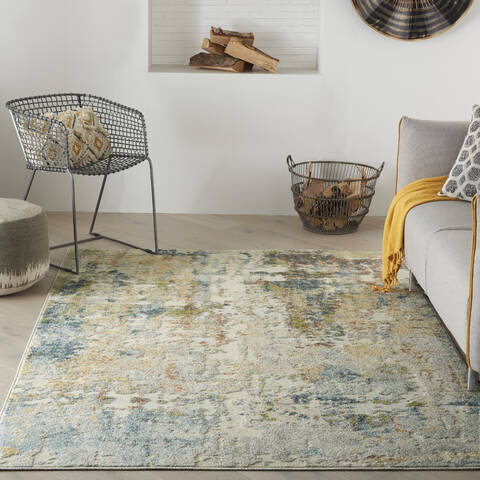 Nourison Trance Beige 53 X 73 Area Rug 805-142845 Image 3
