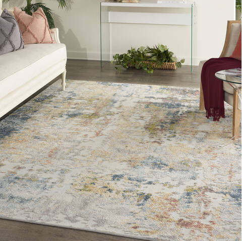 Nourison Trance Beige 66 X 96 Area Rug 805-142846 Image 3