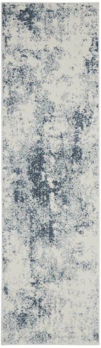 Nourison Trance Blue Runner 22 X 76 Area Rug 805-142848 Image 0